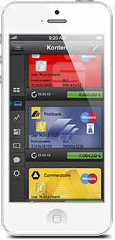 Finanzblick App auf dem iPhone