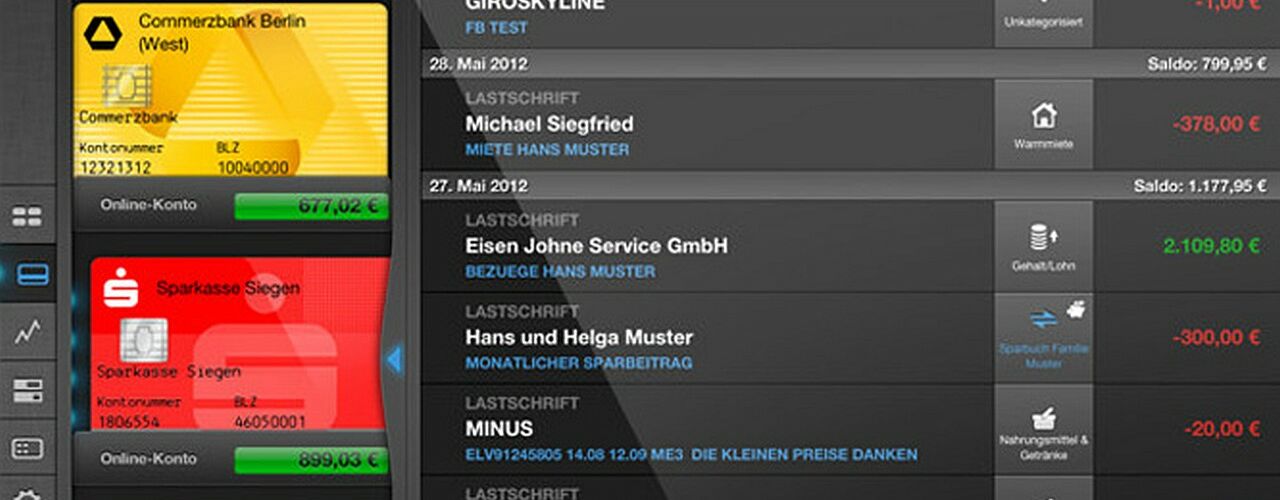 Finanzblick App auf dem iPad und iPhone