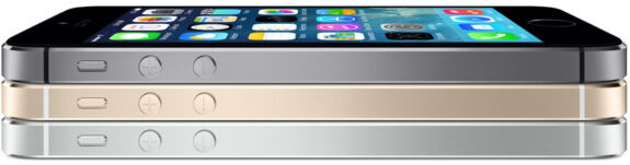 Die drei Farbvariationen des neuen iPhone 5S, Apple, apple.com