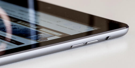 Das iPad Air im Test: Lautstärke-Buttons