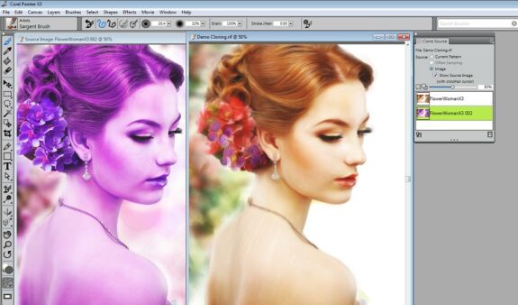 Corel Painter X3, Screenshot