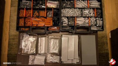 Ghostbusters Hauptquartier aus LEGO gebaut von Sergio Herencias