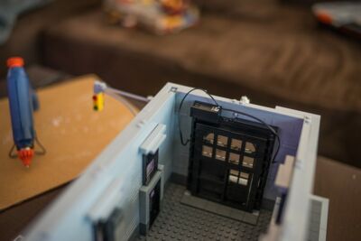 Ghostbusters Hauptquartier aus LEGO gebaut von Sergio Herencias