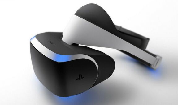 Prototyp des Sony VR Headset "Morpheus"