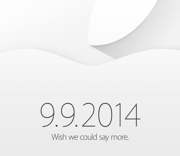 Apple Keynote am 09. September 2014: Wish we could say more.