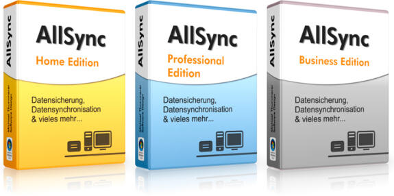 AllSync: Drei Programmversionen