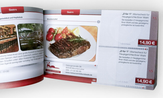 B-MY Gutschein, Gastronomie