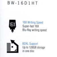 ASUS BW-16D1HT Blu-ray Brenner, Übersicht der Merkmale