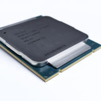 Intel i7 5960X 8-Kern Prozessor, Oberseite mit Heatspreader