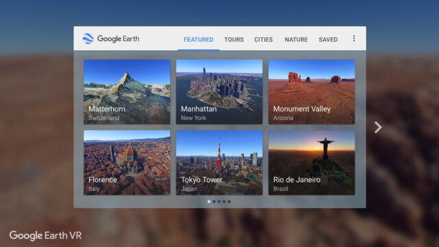 Google Earth VR (Screenshot)