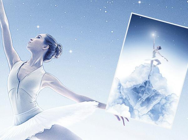 Die Ballerina: Photoshop Composing by Marco Kolditz