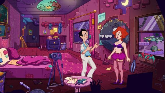 Larry Laffer in "Leisure Suit Larry: Wet Dreams Don´t Dry" von 2018