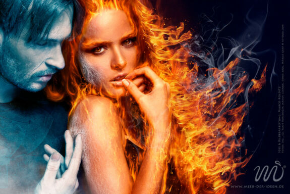 Feuer und Eis - Photoshop Composing by Marco Kolditz