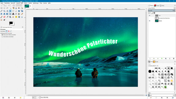 GIMP für Einsteiger: Mit Text arbeiten