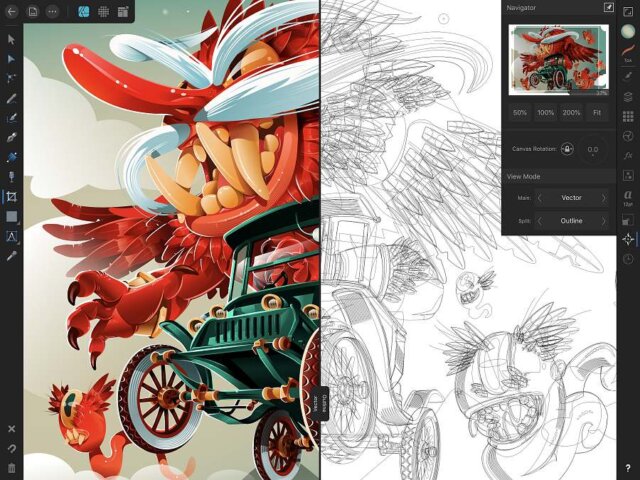 Affinity Designer (iPad) Screenshot