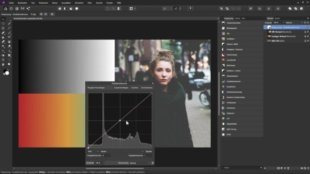 Affinity Photo - Grundlagen-Videotraining (Gradationskurven)