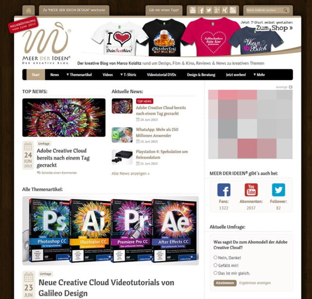 MEER DER IDEEN Blogmagazin (Start vom 24. Juni 2013)