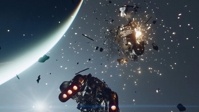 Neben Bodenkämpfen gibt es auch Weltraumschlachten!