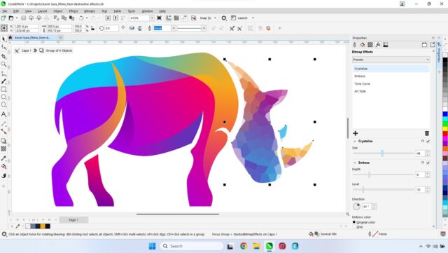 Corel DRAW Graphics Suite 2024 (Screenshot)