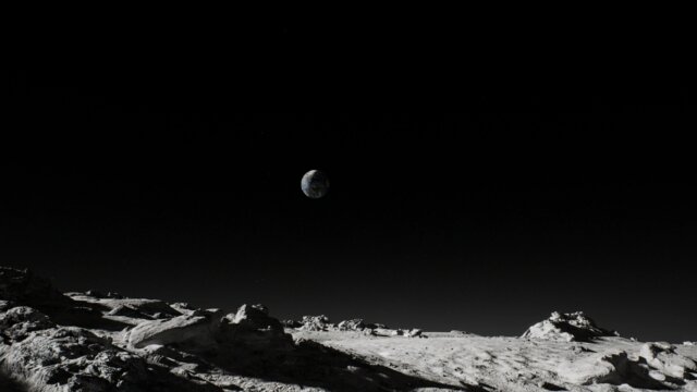Auf dem Mond kann es schnell sehr einsam sein