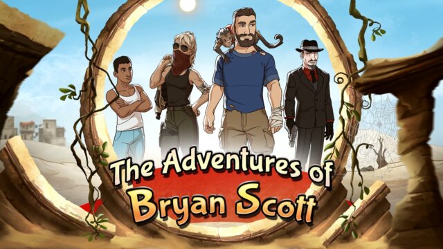 The Adventures of Bryan Scott - Artwork mit Charakteren des Point & Click Adventures