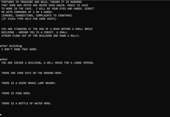 Colossal Cave Adventure (1976/1977, William Crowther / Don Woods)