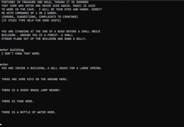 Colossal Cave Adventure (1976/1977, William Crowther / Don Woods)